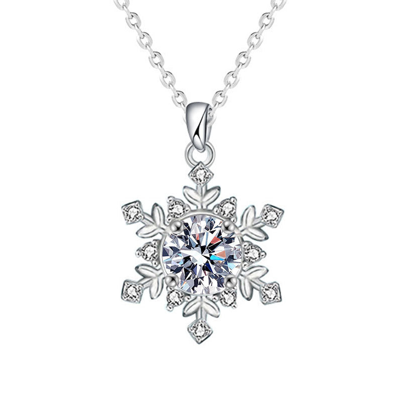 women's moissanite necklace
