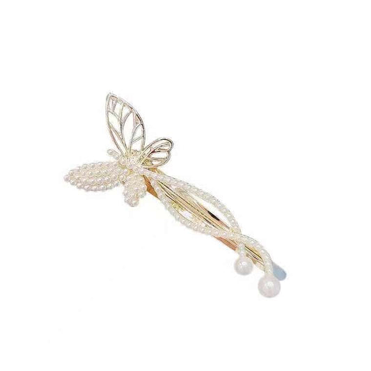 Jeweled Butterfly Hair Clips Exquisite